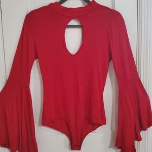 Madrag red bodysuit